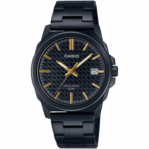 Наручные часы CASIO, серый, золотой