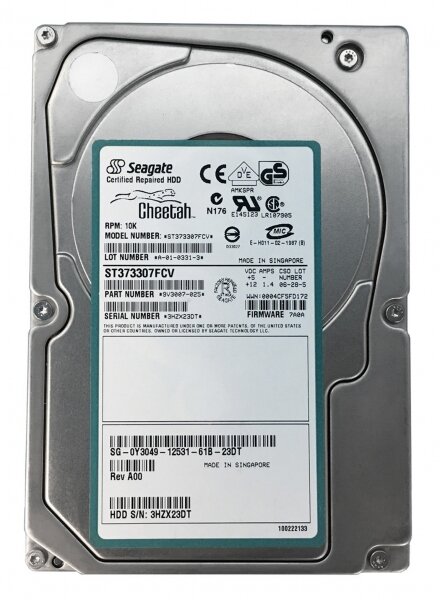 Жесткий диск Seagate 9V3007 73,3Gb Fibre Channel 3,5" HDD