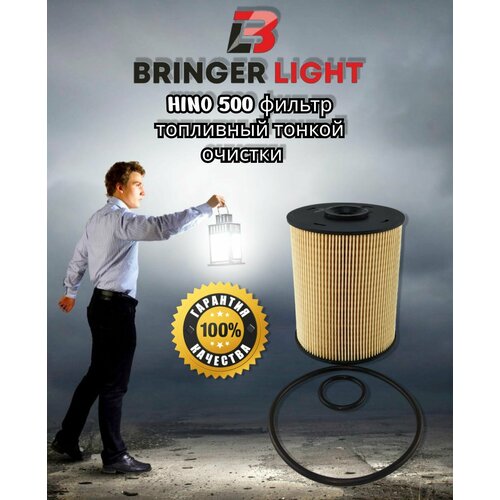 Фильтр топливный тонкой очистки HINO 500 / Кросс-артикул 23304EV370
