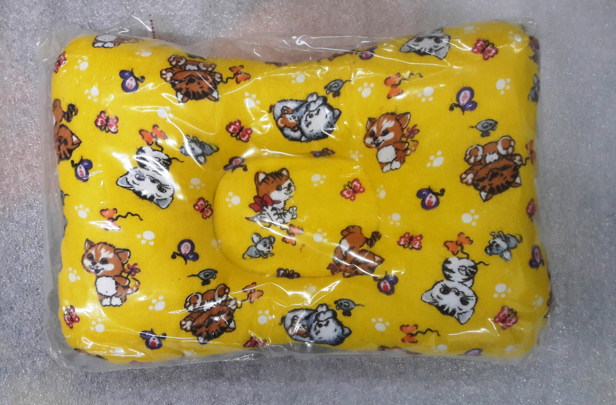 фото Подушка детская 100% хлопок "Бабочка" 30*20