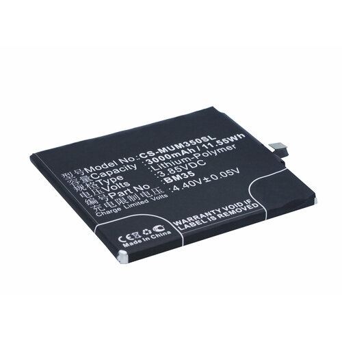 Аккумулятор CS-MUM350SL BM35 для Xiaomi Mi 4c XIAOMI Mi 4c Dual SIM 3.85V / 3000mAh / 11.55Wh разъем зарядки для xiaomi mi 4c