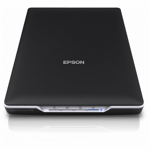 сканер epson perfection v850 pro серый Сканер Epson Perfection V19 (A4, планшетный, CIS, 4800dpi, 48/24bit, USB) (B11B231503)
