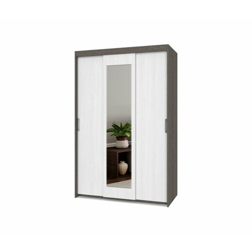 Модерн Шкаф-купе 3-х дв. С зеркалом Таун Т32 анкор