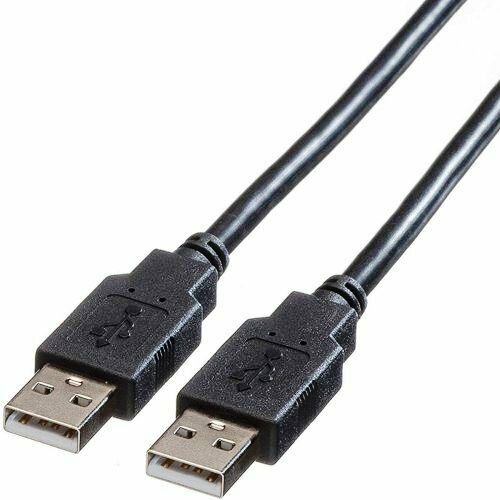 переходник usb 2 0 a ps 2 x2 ks is apst ks 011 вилка розетки длина 0 3 метра Кабель USB2.0 Am-Am KS-is KS-587B соединительный, фильтры - 2 метра, чёрный