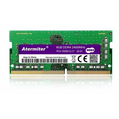 Оперативная память Atermiter DDR4 для ноутбуков 8 ГБ 2400 МГц SODIMM 210000₽