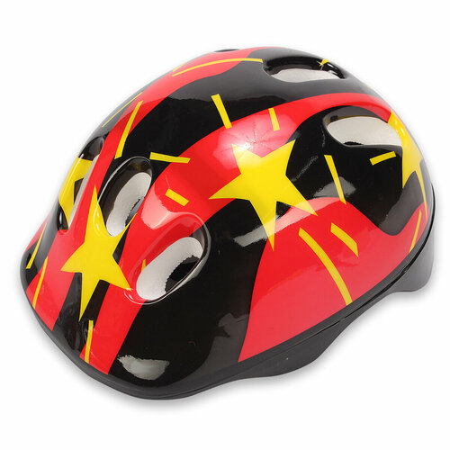 uvex шлем детский airwing 2 размер 52 54 Шлем детский защитный для катания на велосипеде, самокате, роликах, скейтборде, обхват 52-54 см, размер М, 25х20х14 см, цвет красно-черный – 1 шт