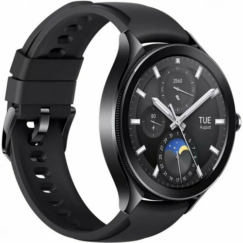 Часы наручные Xiaomi Смарт-часы Xiaomi Watch 2 Pro -Bluetooth Black Case with Black Fluororubber Strap M2234W1 BHR7211GL 8694000₽