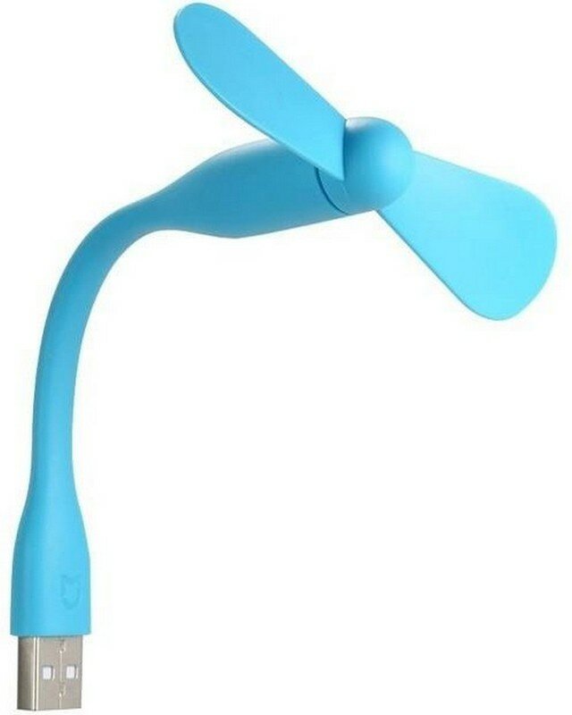 Настольный вентилятор ZMI portable USB fan (blue)3-speed - фотография № 5