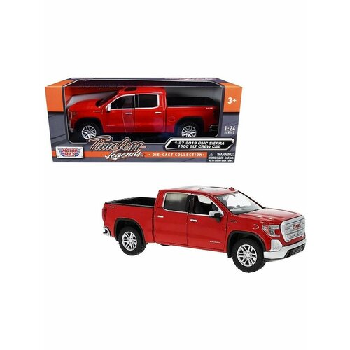 Машина металлическая коллекционная MotorMax 127 GMC Sierra 1500 SLT Crew Cab 2019 4999₽