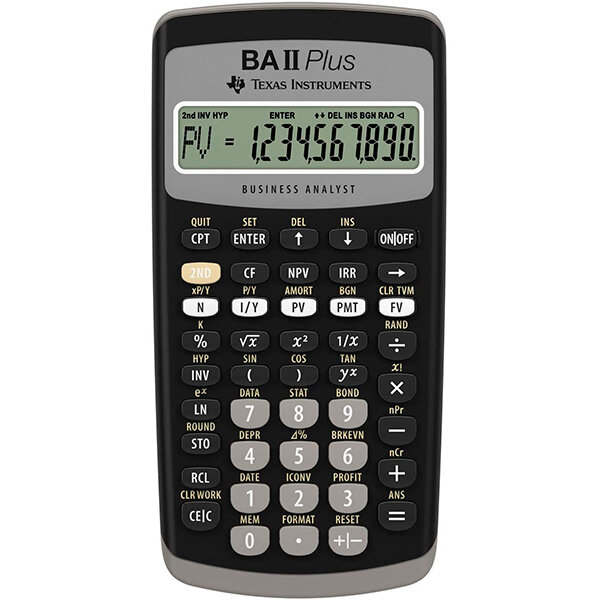 Калькулятор Texas Instruments BA II Plus