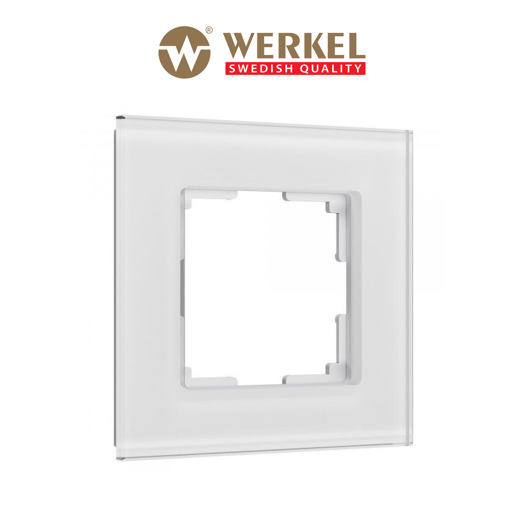 Рамка на 1 пост Werkel Senso W0013101 белый, стекло soft-touch