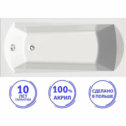 Акриловая ванна C-Bath Clio 120x70 CBQ003001 без гидромассажа