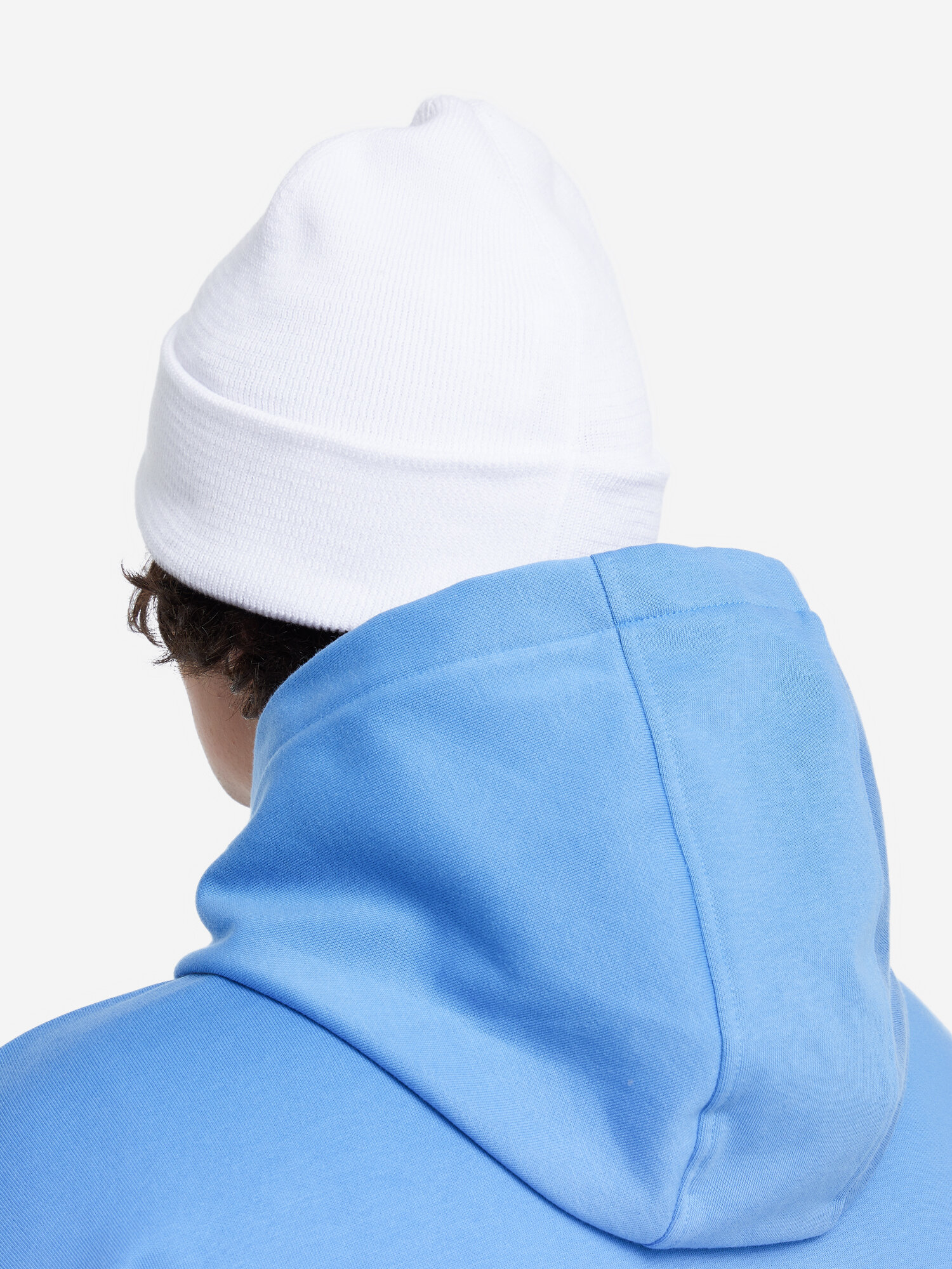 Шапка Kappa для мужчин и женщин, размер one size, белый — фото 1