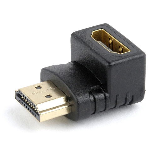 Переходник HDMI (мама) - HDMI (папа), угловой 90