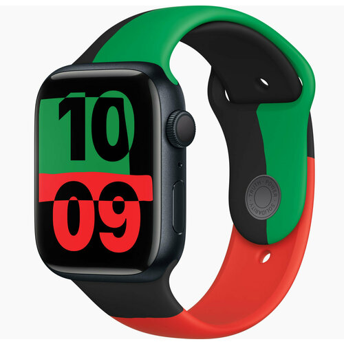 Умные часы Apple Watch Series 9 45mm Midnight Aluminum GPS Black Unity Sport Band SM 4899900₽