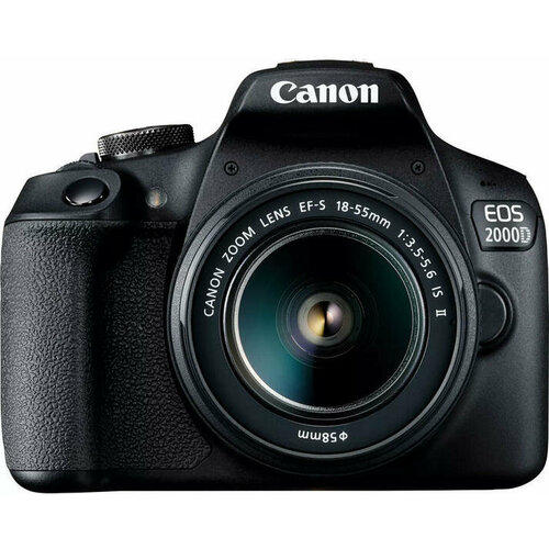 Цифровой фотоаппарат Canon EOS 2000D kit 18-55mm f35-56 IS II 5399000₽