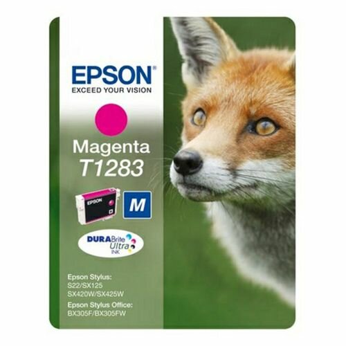 Картридж Epson C13T12834012, 205 стр, пурпурный