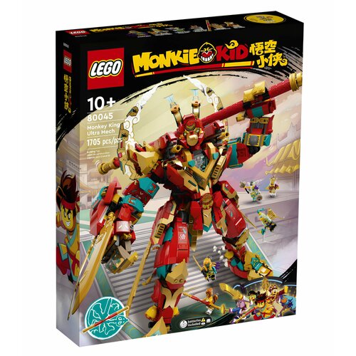 Конструктор LEGO Monkie Kid 80045 Ультра Робот Король обезьян ролевые игры kid s concept игрушечный набор салат серия kid s hub