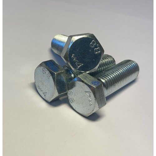 Болт с полной резьбой М16х50 оц. кл. пр 8.8 (20 штук)