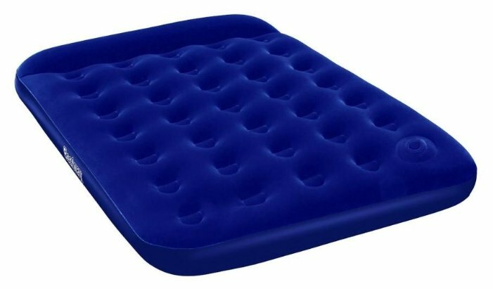 Bestway Flocked Air Bed Double, blue