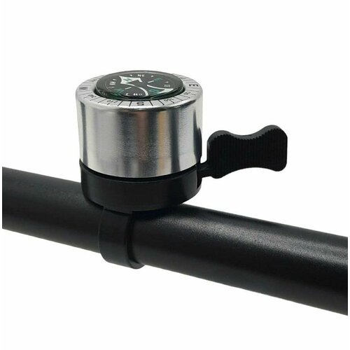 Звонок на самокат - велосипед Компас серебристый 822₽