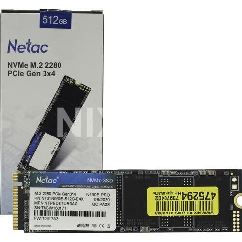 SSD Netac N930E Pro NT01N930E-512G-E4X