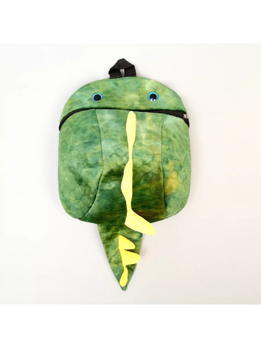 фото Рюкзак детский игровой «Стегозавр», 26х24 см
