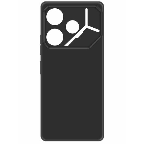 Чехол-накладка Krutoff Silicone Case для TECNO Pova 6 черный