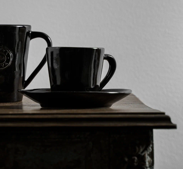 фото Чашка с блюдцем COSTA NOVA, 190 мл, керамическая, синяя (NOCS01-03107F)