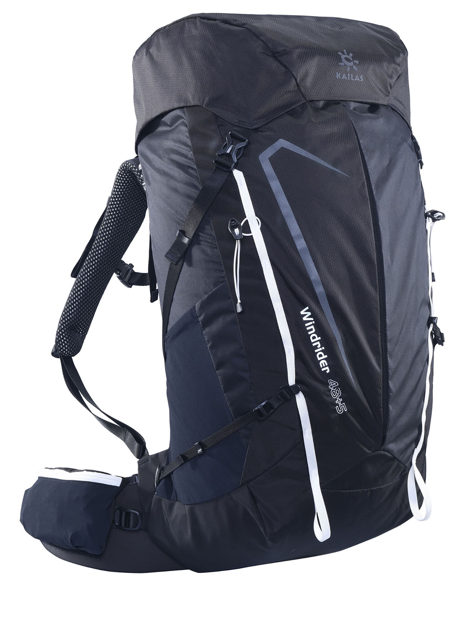 Рюкзак Kailas Windrider Lightweight Trekking Backpack, Silent Black