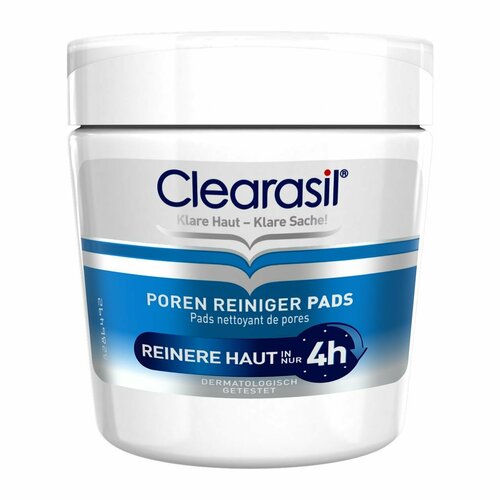 Clearasil Pore Cleaner Средство от прыщей против акне Клерасил, диски для очищения пор, очищающие подушечки для кожи (65 шт)