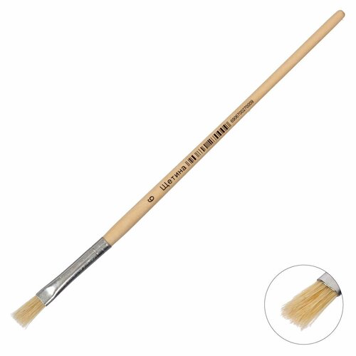 Кисть щетина 6 плоская 10шт 523₽