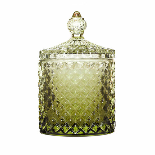 Ivlev Chef Свеча ароматическая, 10см х 12см, стекло, оливковый