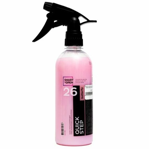 QUICK STEP BUTTERFLY Средство для экспресс очистки и блеска SMART OPEN, 500мл