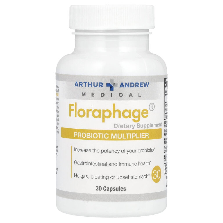 Floraphage фаговый пробиотик мультипликатор Arthur Andrew Medical 30 капсул