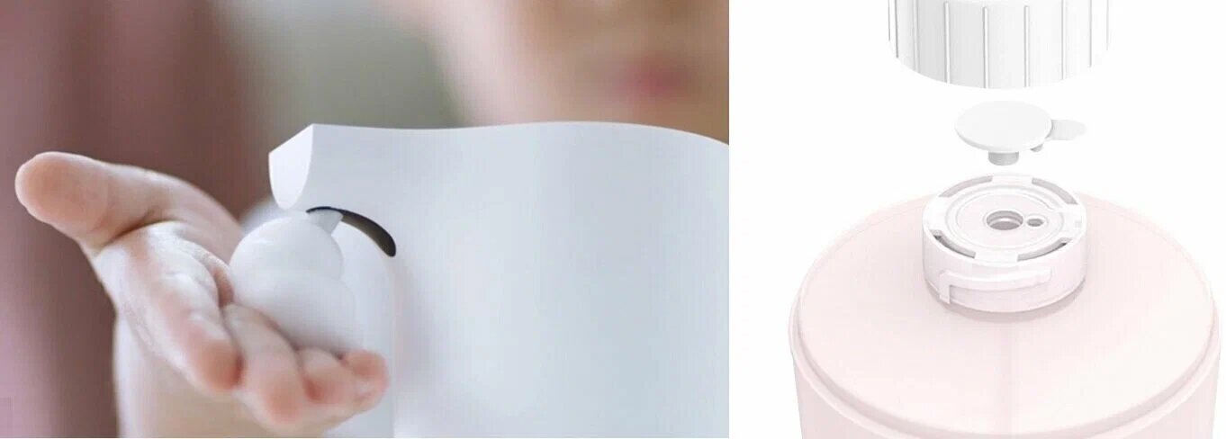 Сменные блоки для Xiaomi Mijia Automatic Foam Soap Dispenser Pink (3 шт) (PMYJXSY01XW) — фото 1