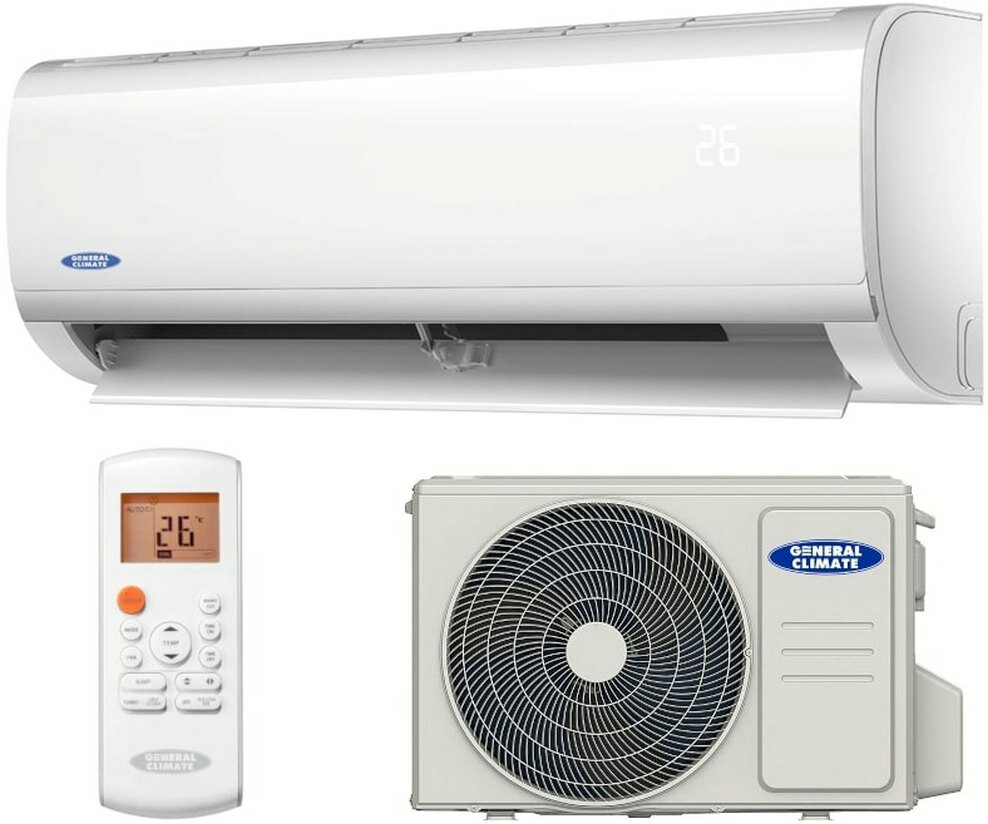 Настенный кондиционер General Climate GC-R09HR/GU-R09H комплект