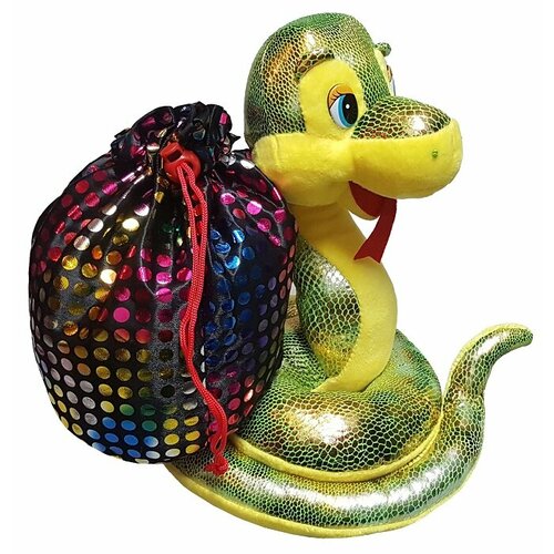 Мягкая игрушка-конфетница для подарков и конфет / Новогодняя упаковка 1000 г 