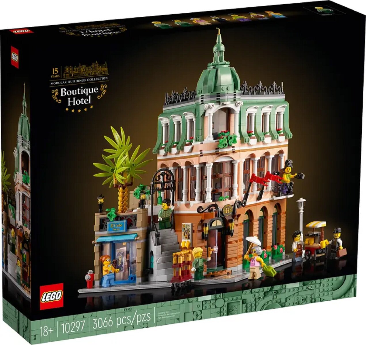 Конструктор Lepin Icons Бутик отель, детализация, с фигурками, 3066 деталей - LE-56800