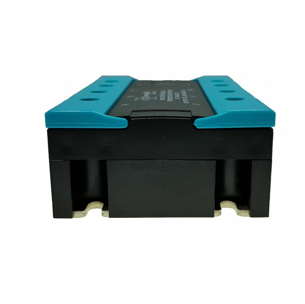 Твердотельное реле Saroglidi ST.-10044, 100A, 3 фазы, управление 3-32V, DC, бирюзовое — фото 1