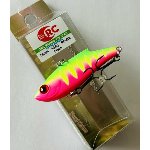 Новинка зимнего сезона 23-24! Раттлин Bassday Range Vib 55ES 10g цвет #RC-512 #хищник