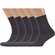 Комплект из 5 пар мужских носков без резинки RuSocks (Орудьевский трикотаж) микс...