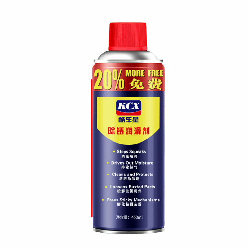Универсальная проникающая смазка KCX полный аналог WD-40 450 мл, аэрозоль, жидкий ключ.