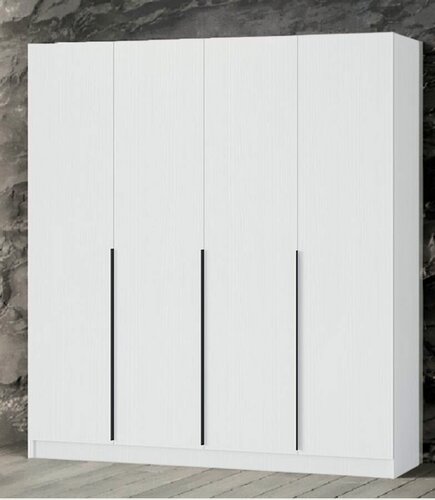 Изображение товара Шкаф Регион 058 Авангард, ЛДСП, 200х52х220см, с ящиками, белый