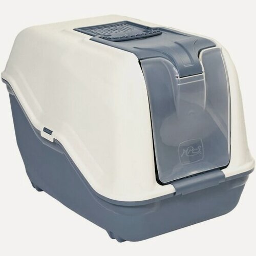 Изображение товара Био-туалет для кошек Mps NETTA 54х39х40h см с совком, синий