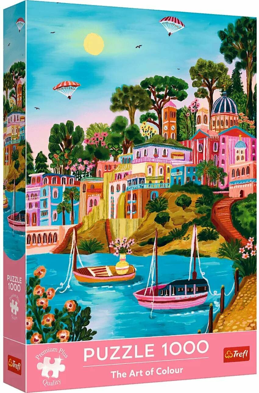 Пазл для взрослых Trefl 1000 деталей: Искусство цвета. Сирос. Греция (The Art of Colour)