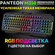 Мембранная игровая клавиатура с зонированной LED-подсветкой RGB LIGHT PANTEON M3...