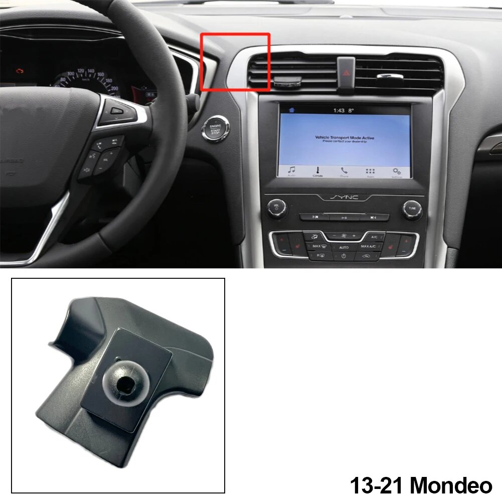 17 мм специальные крепления для автомобильного держателя телефона Ford Mondeo MK5 MK4 держатель GPS с фиксированным кронштейном базовые аксессуары для воздуховыпускного отверстия 2007-2022 13-21 Mondeo