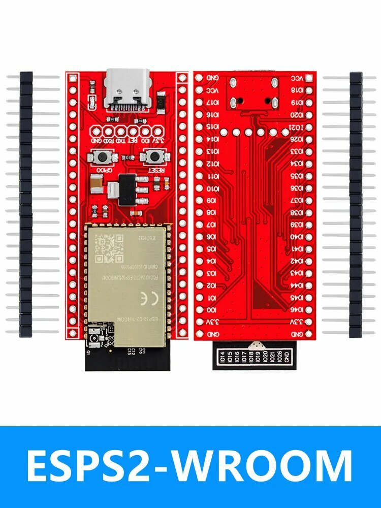 ESP32-S2 Wi-Fi модуль для Arduino, S2-WROOM Red