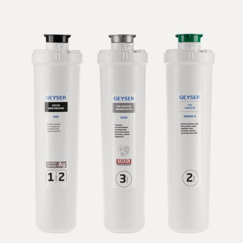 Изображение товара Комплект картриджей для Престиж Смарт 50124/ для фильтра Гейзер Престиж Смарт